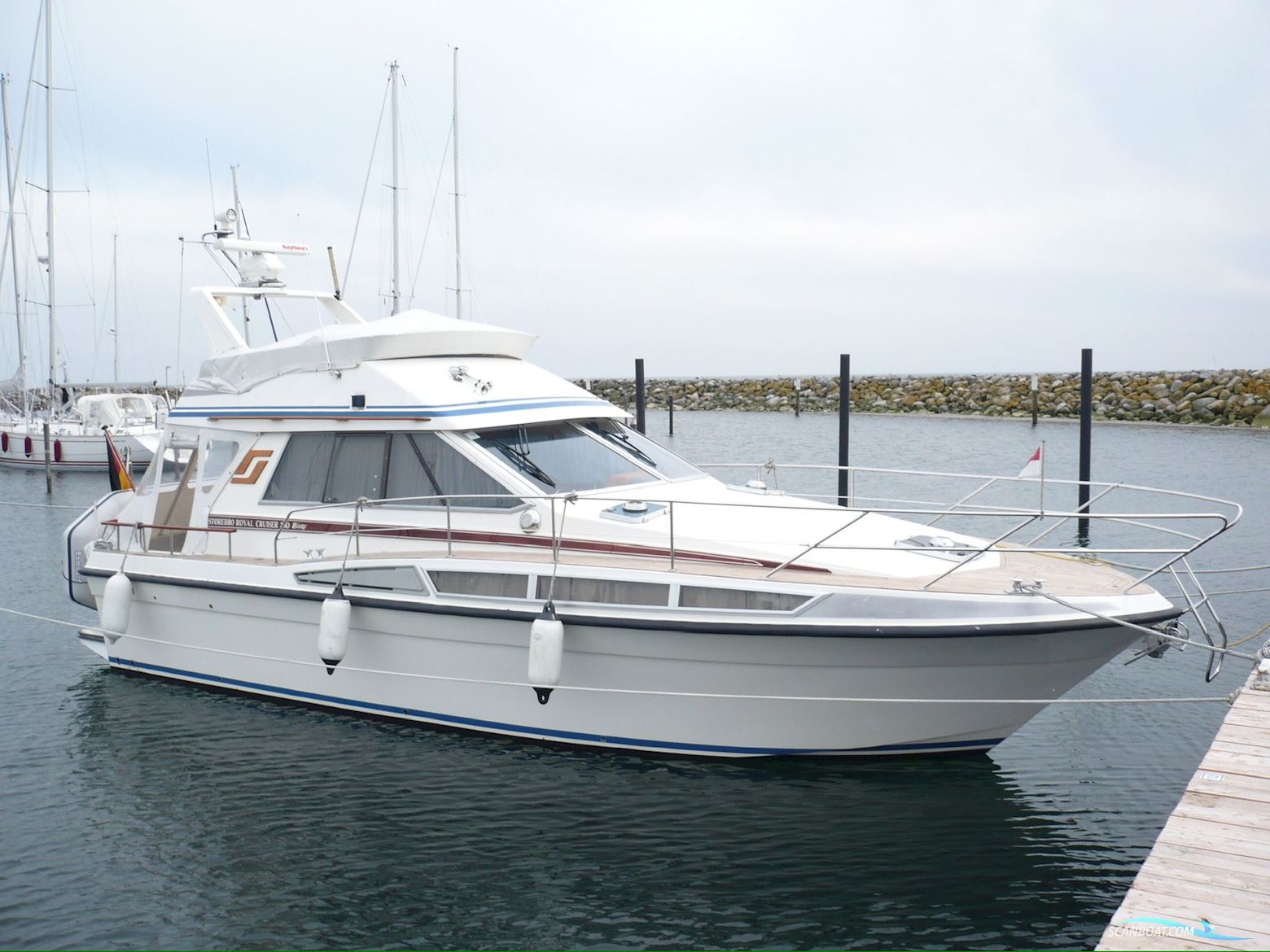Storebro Royal Cruiser 340 Biscay Motorbåt 1988, med Volvo-Penta TAMD-41A motor, Tyskland