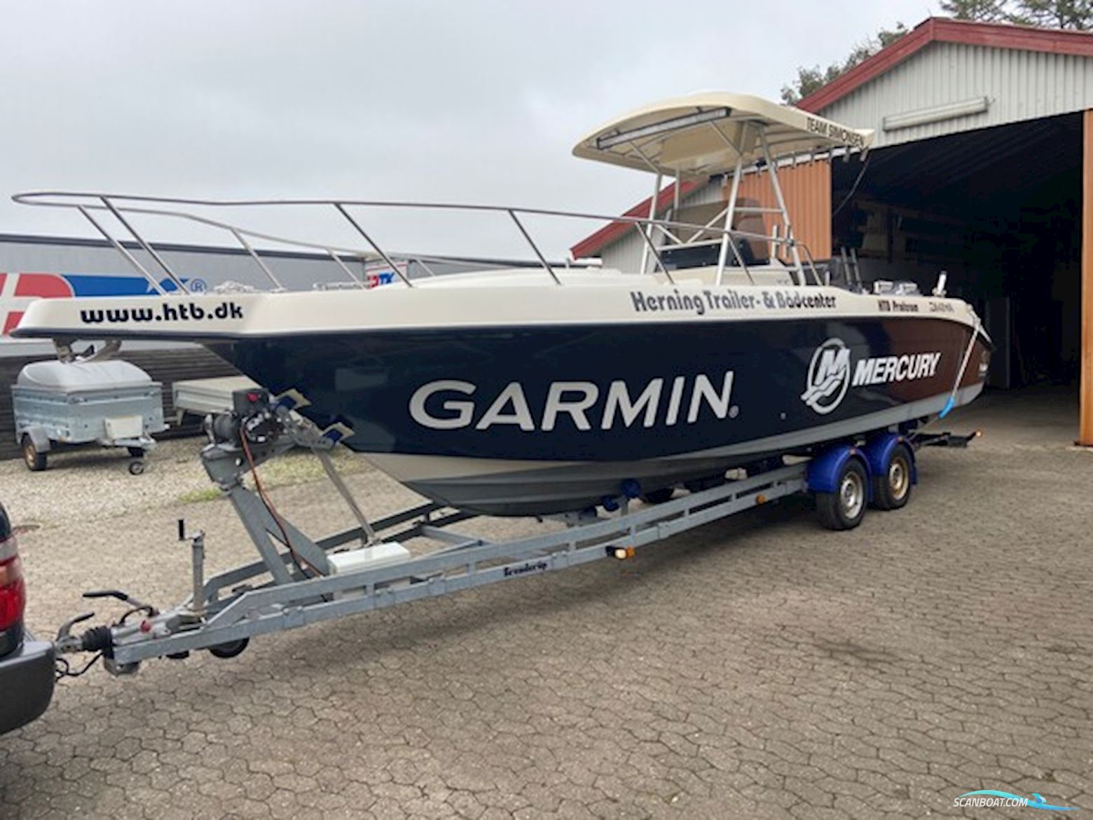 Stratos 2800 WA m/2 Stk. Mercury 200 hp Verado Motorbåt 1990, med Mercury motor, Danmark