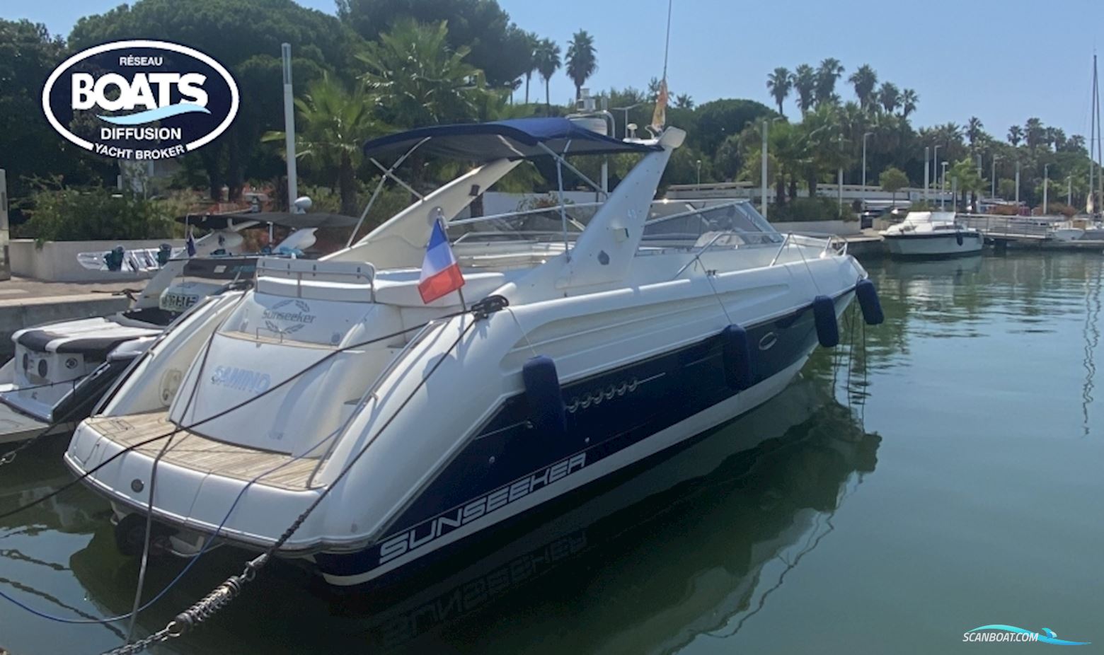 Sunseeker Comanche 40 Motorbåt 1996, med Volvo motor, Frankrike