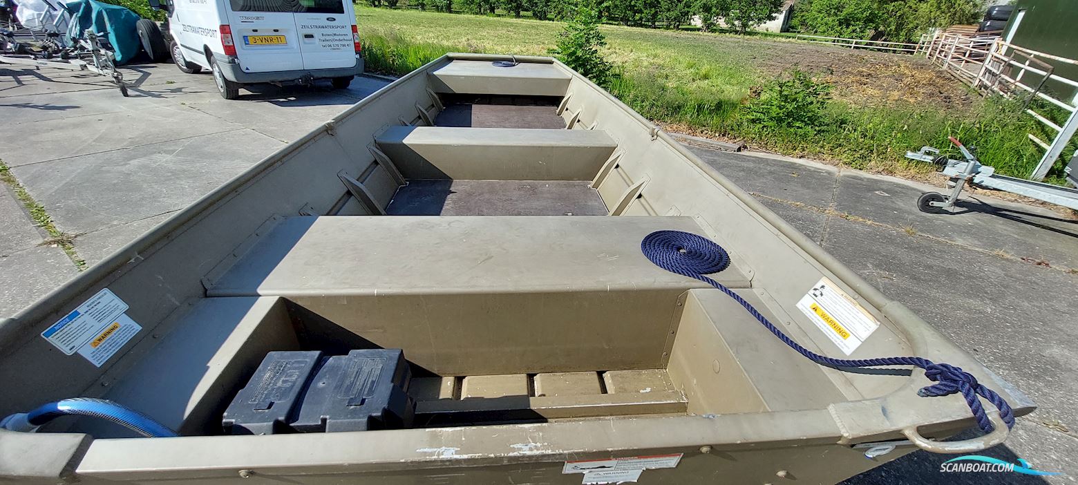 Te Koop g3 1442 Aluminium Jon Boot Platbodem Visboot