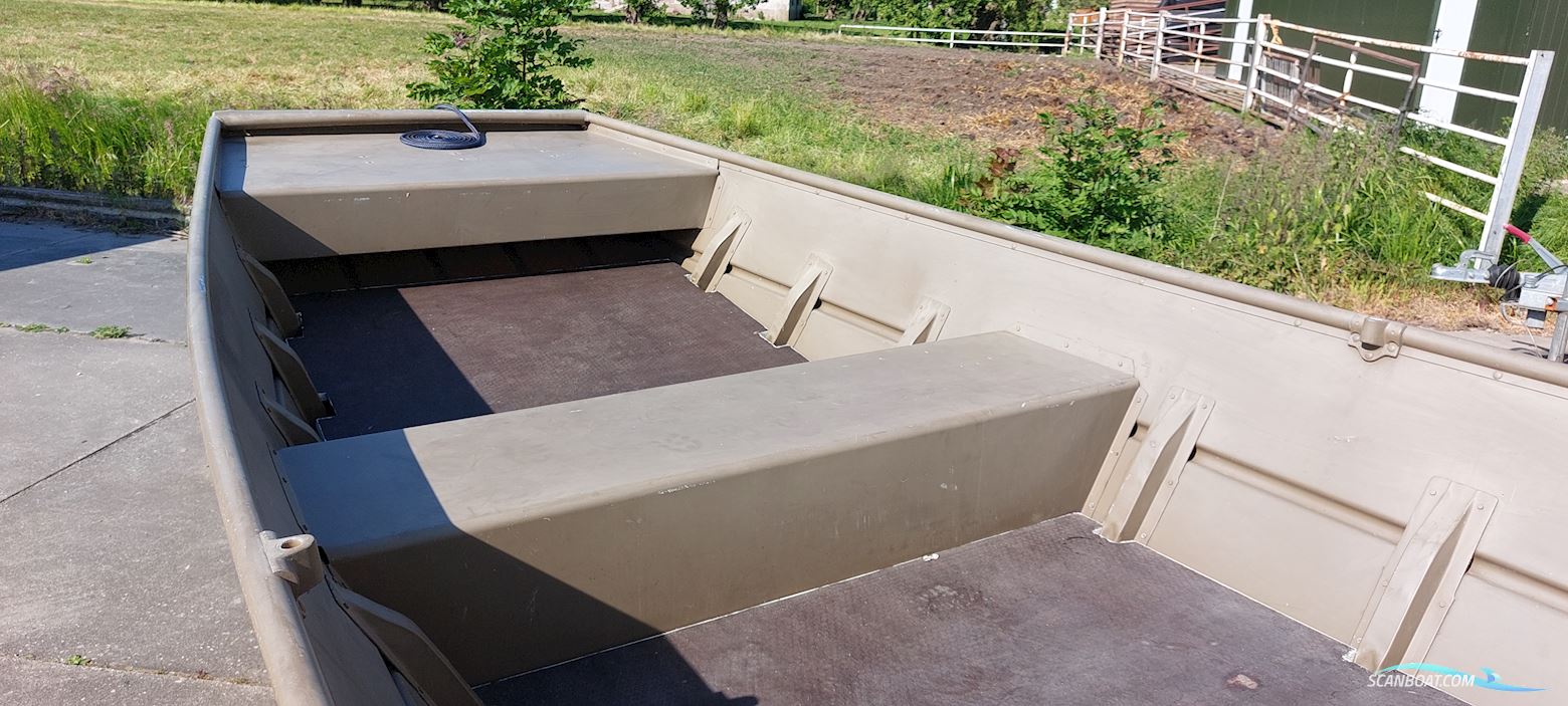 Te Koop g3 1442 Aluminium Jon Boot Platbodem Visboot