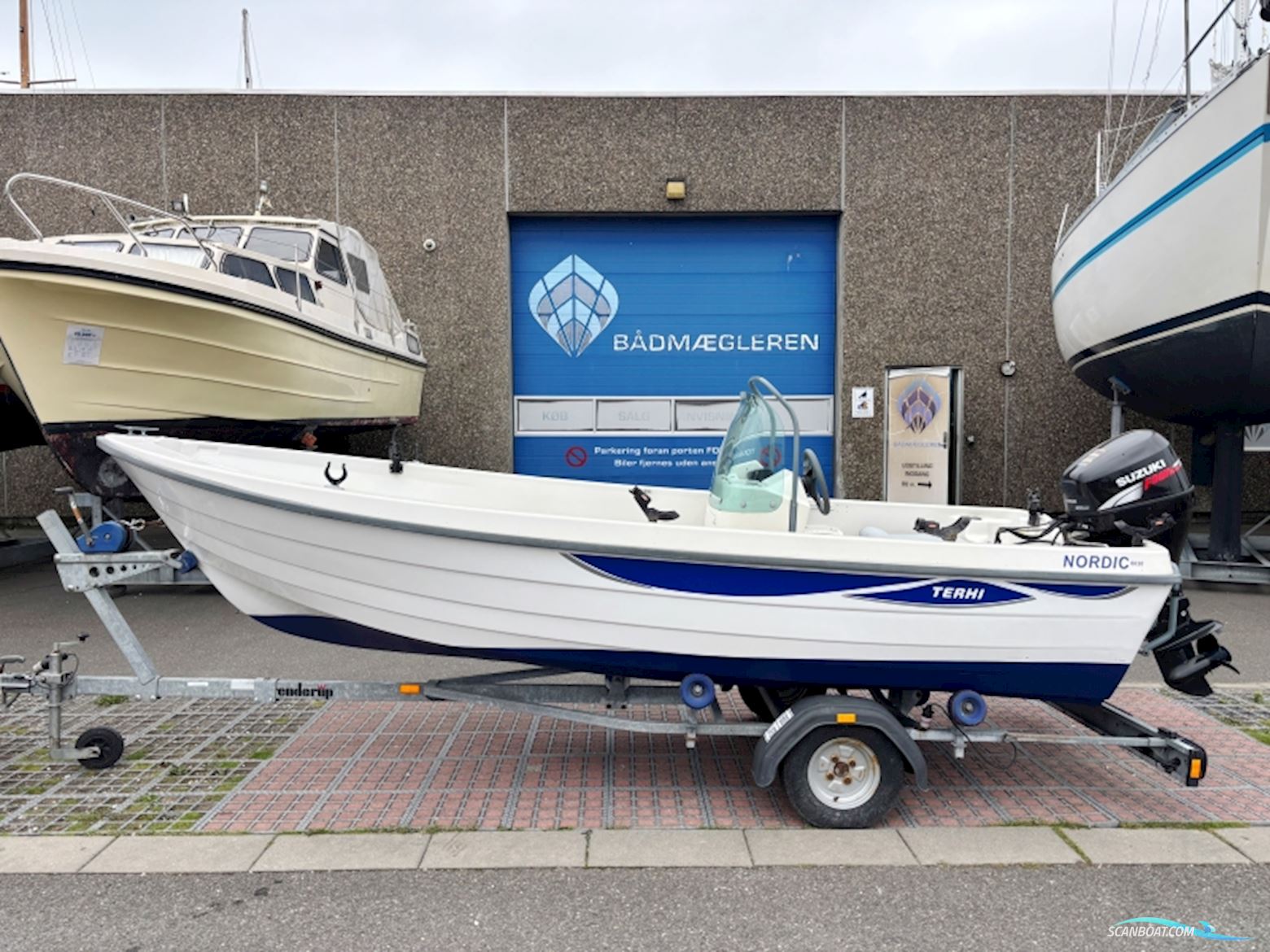 Terhi 6020 Nordic C Styrepultsbåd Motorbåt 2006, med Suzuki motor, Danmark