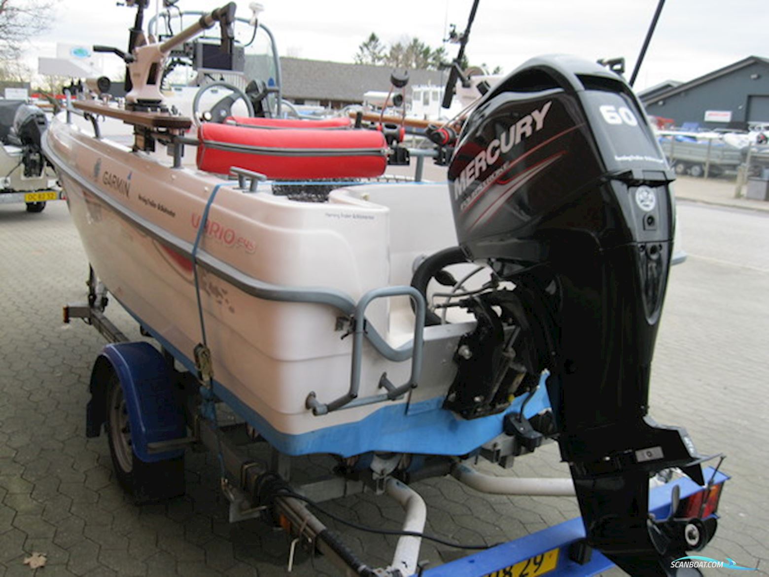 Terhi Vario F45 m/Mercury F60 hk EFI 4-takt og Galaxy trailer 