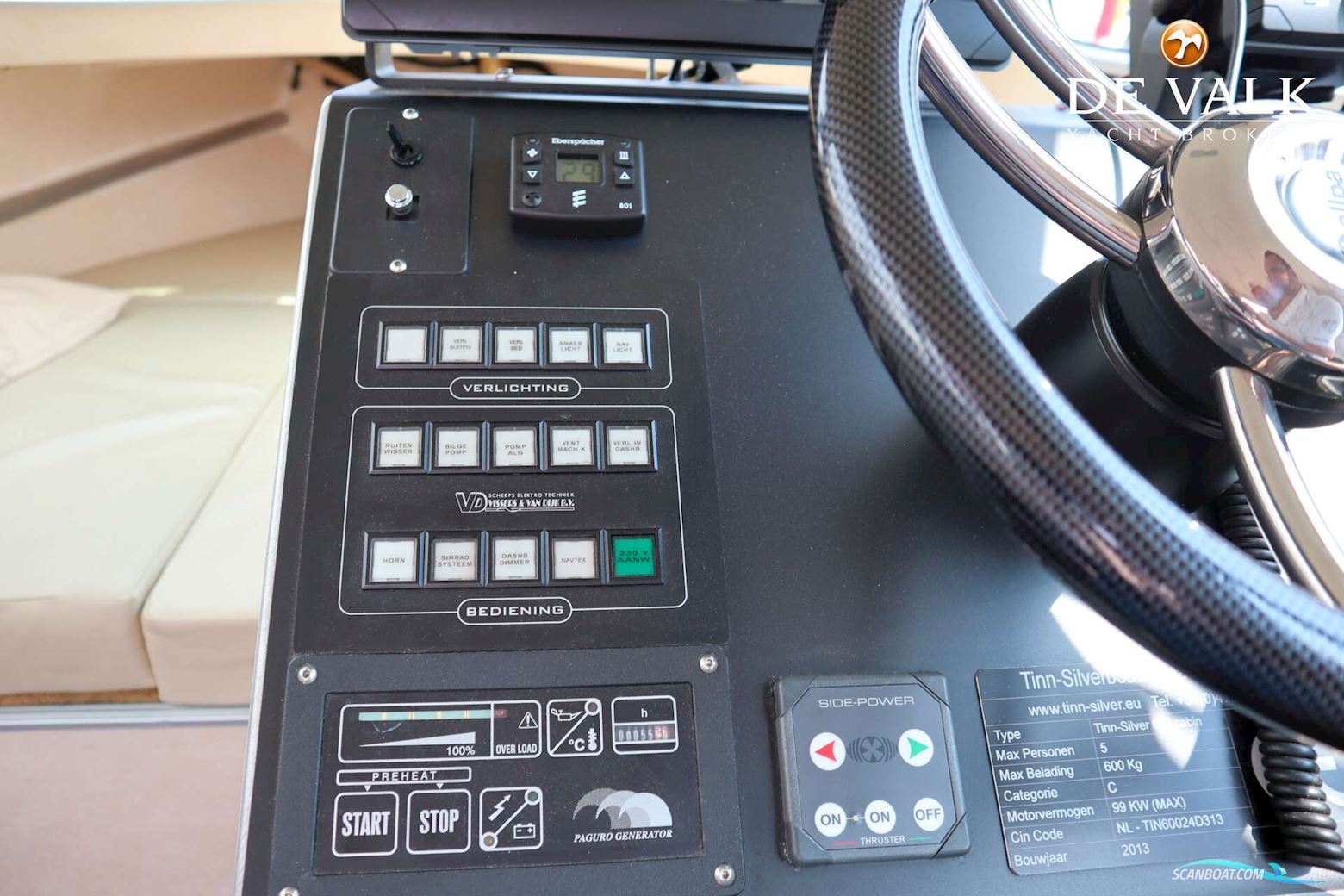 Tinn-silver 600 Cabin