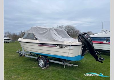 Triss 52 ST Med Mercury F40 Efi Elpt Samt Brenderup Trailer Motorbåt 1986, med Mercury motor, Danmark