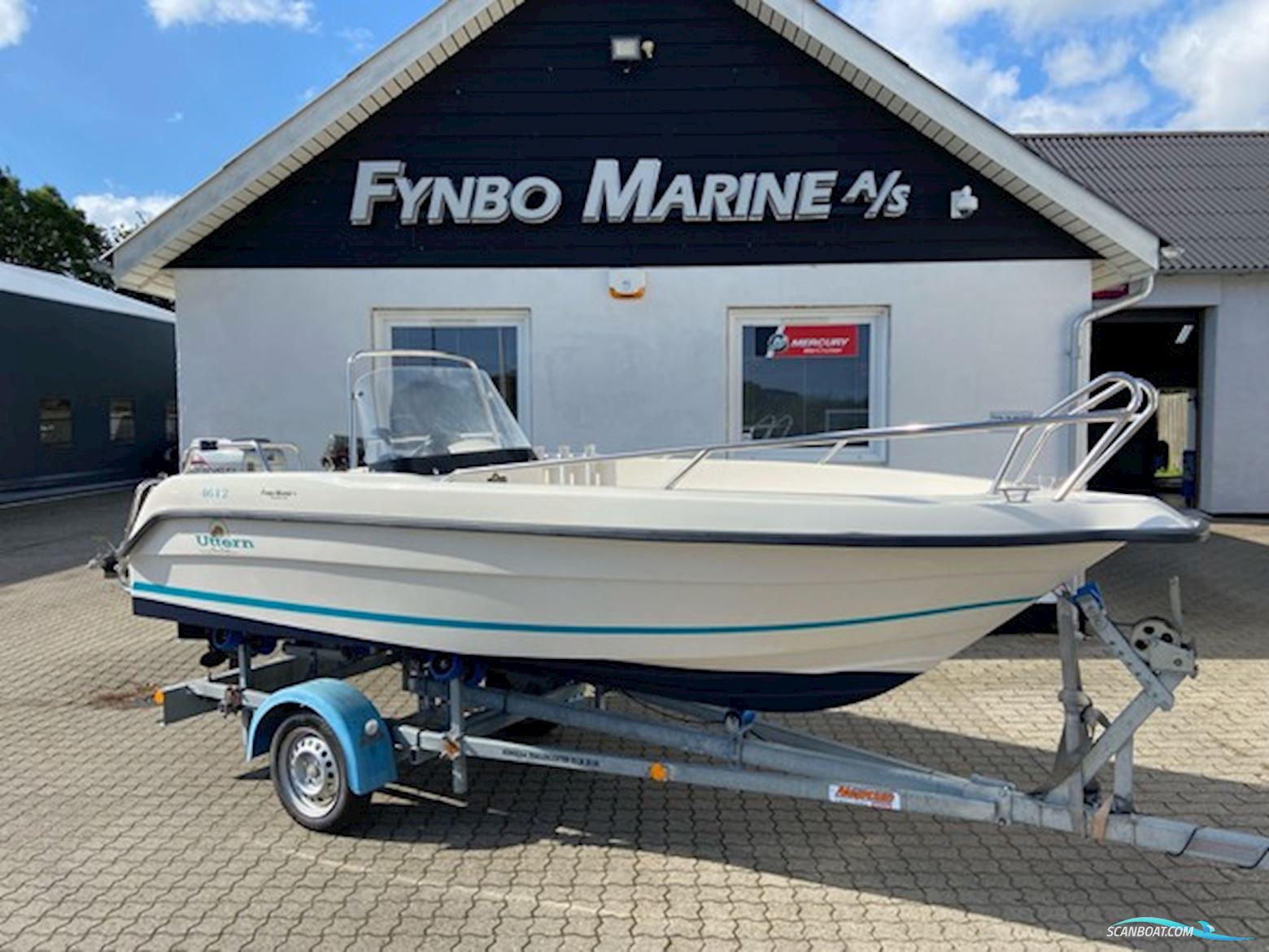 Uttern 4612, Mariner 60 HK 2T... Motorbåt 1999, med Mariner motor, Danmark