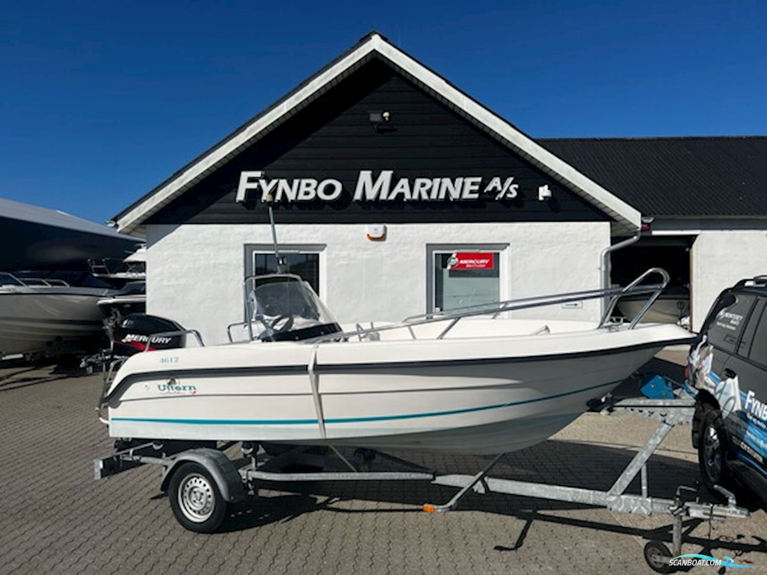 Uttern 4612, Mercury F60 Efi Motorbåt 1999, med Mercury motor, Danmark