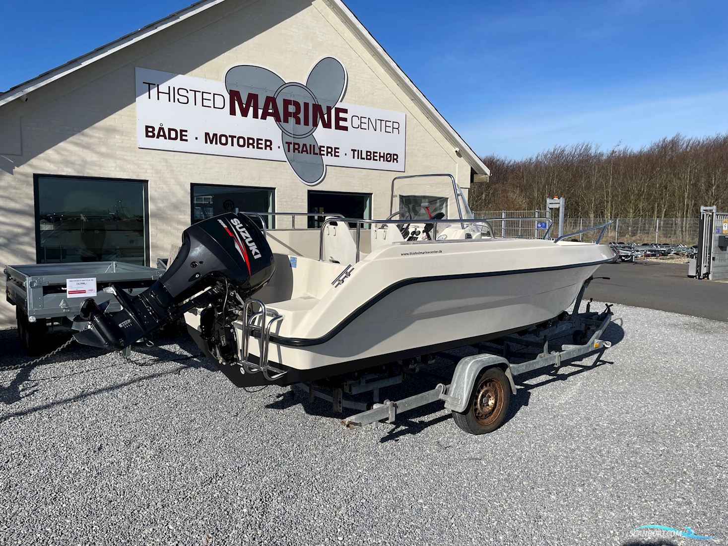 Uttern 5502 Motorbåt 1998, med Suzuki motor, Danmark