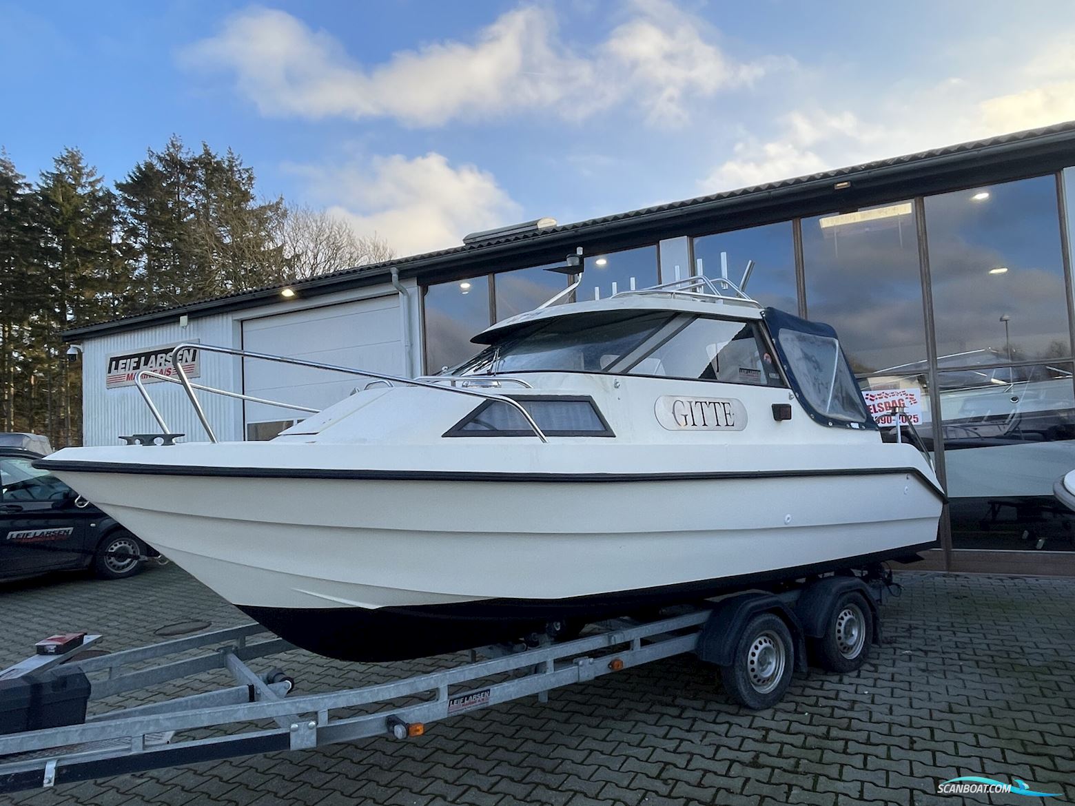 Uttern 6200 CC Motorbåt 1992, med Yamaha F100Fetl motor, Danmark