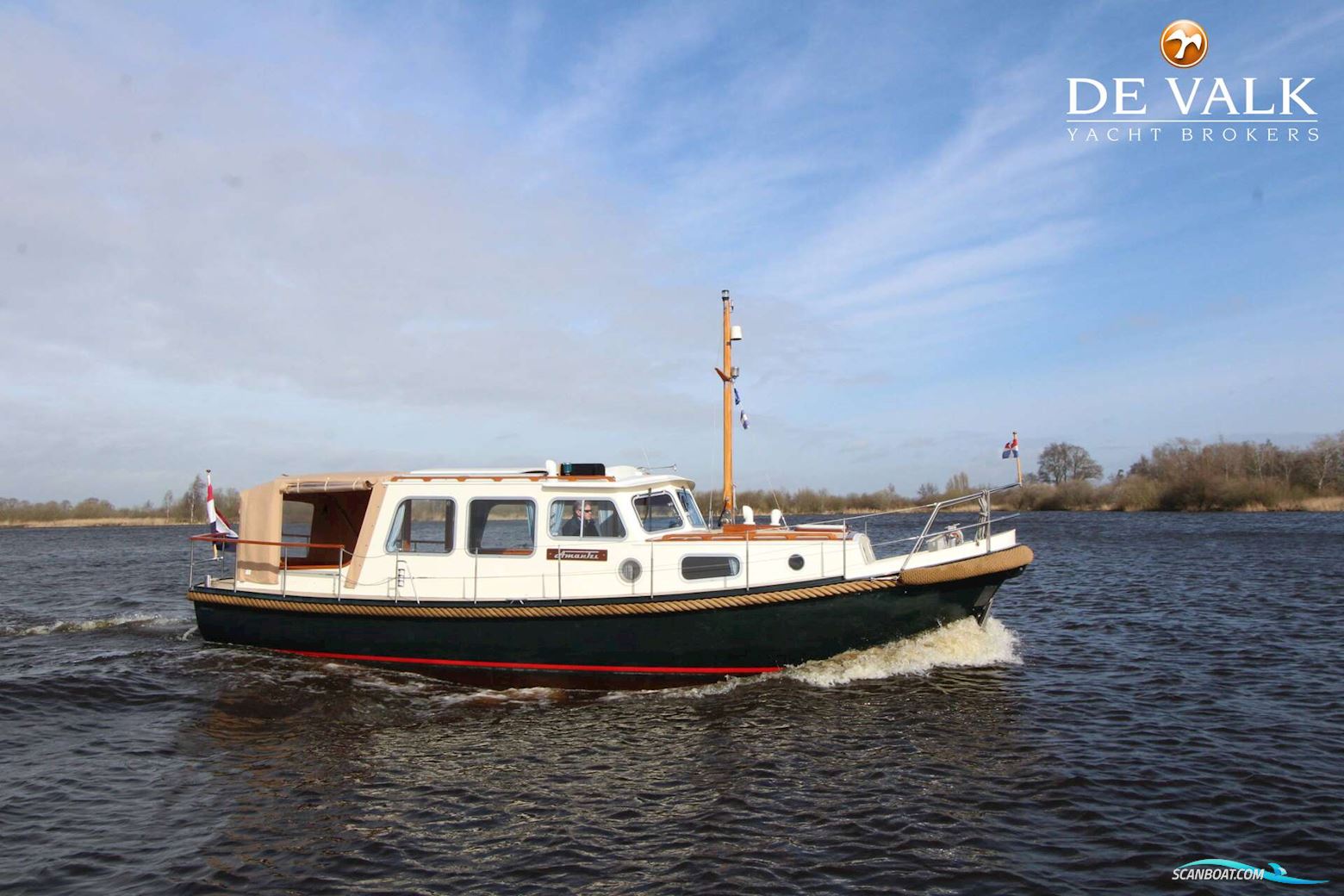 Valkvlet 1000 OK Motorbåt 1997, med Beta Marine Ltd motor, Holland