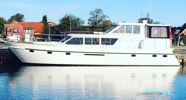 Van Der Valk 49 Royal Cruiser Motorbåt 1973, med Volvo Penta motor, Danmark