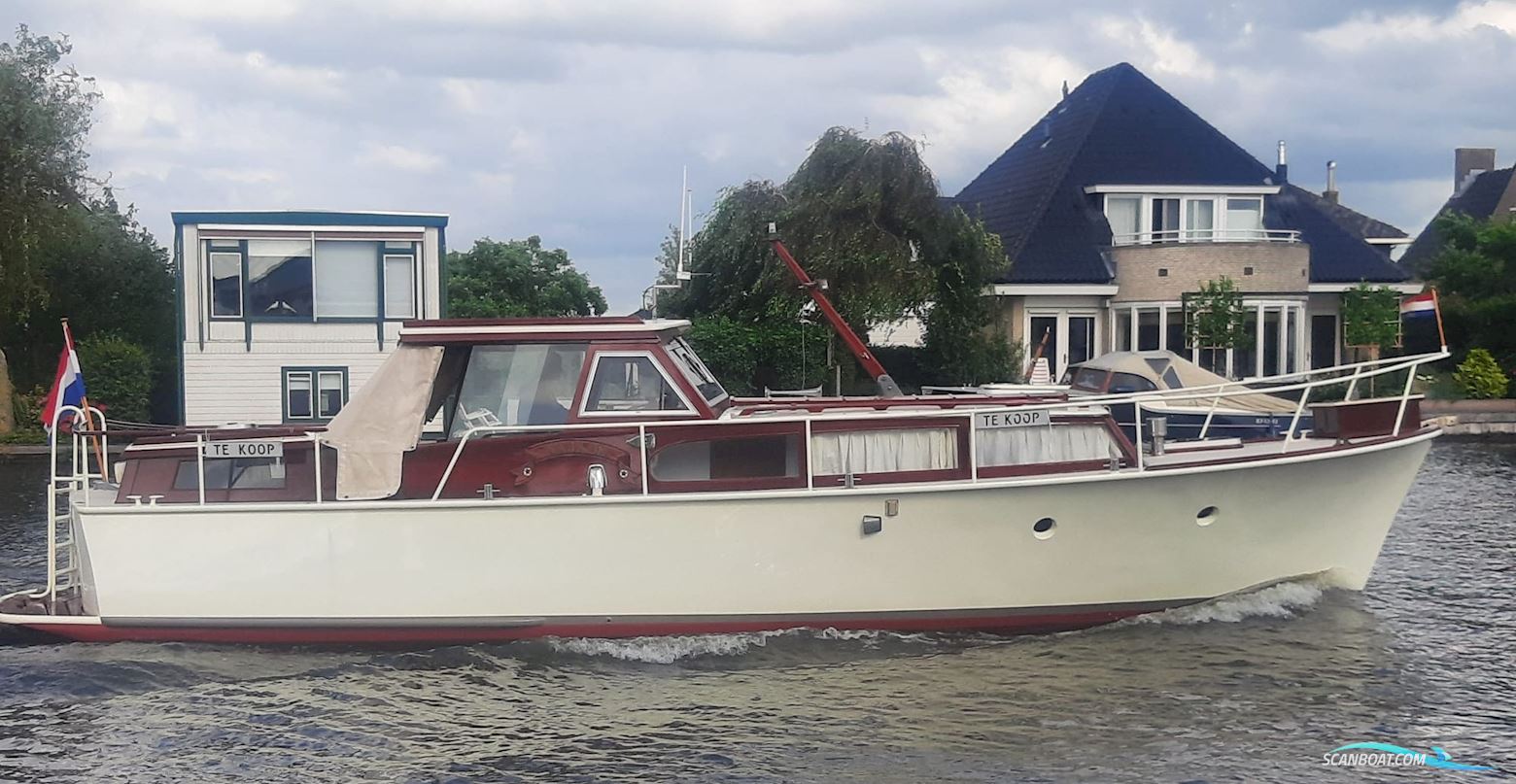 Van Lent Feadship 11.00 OK AK Motorbåt 1958, med Ford Industrie Nedalo motor, Holland