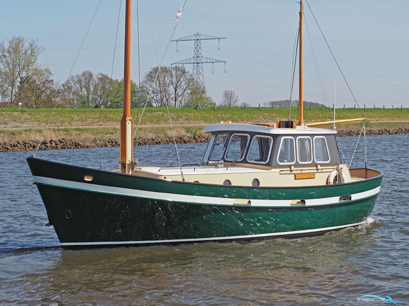 Waal Kotter 1020 OK Motorbåt 1979, med Daf 475 motor, Holland