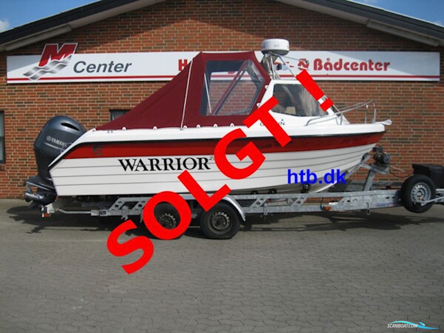 Warrior 175 m/Yamaha F150 hk 4-takt og Indespension 2600 kg boggitrailer - SOLGT ! Motorbåt 2000, med Yamaha motor, Danmark