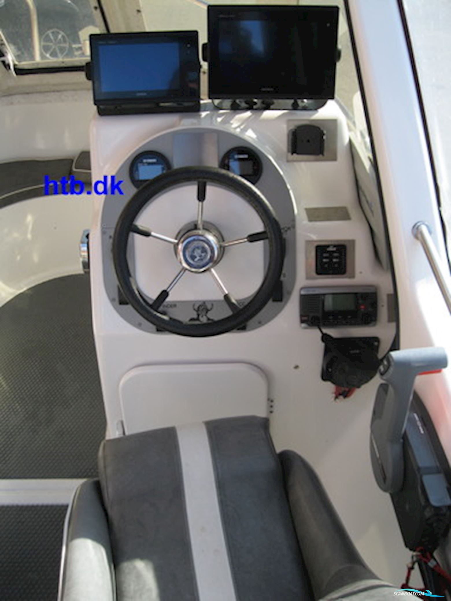 Warrior 175 m/Yamaha F150 hk 4-takt og Indespension 2600 kg boggitrailer - SOLGT !