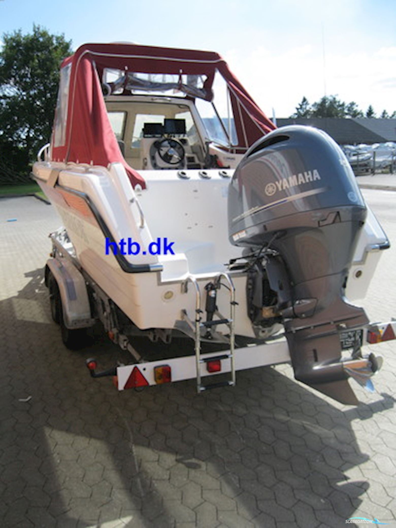 Warrior 175 m/Yamaha F150 hk 4-takt og Indespension 2600 kg boggitrailer - SOLGT !