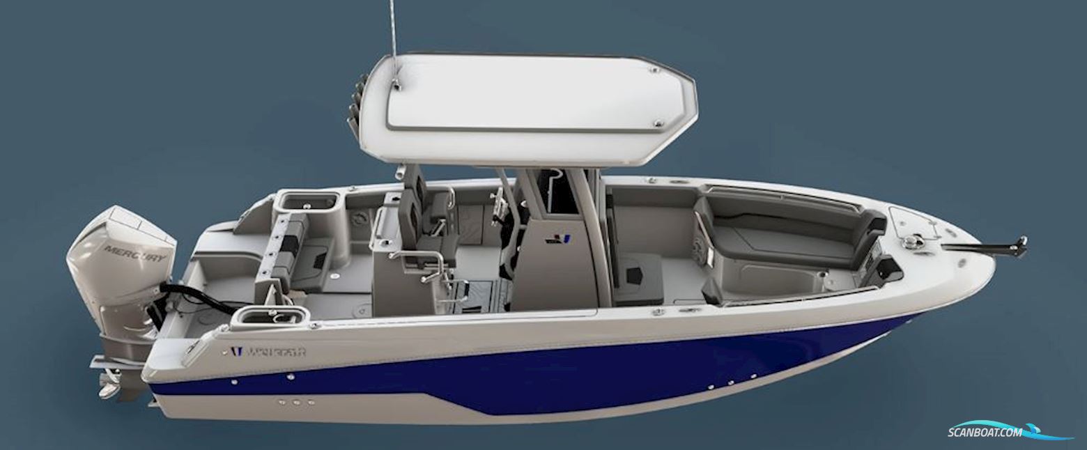 Wellcraft 243 Fisherman Motorbåt 2024, med Mercury motor, Danmark
