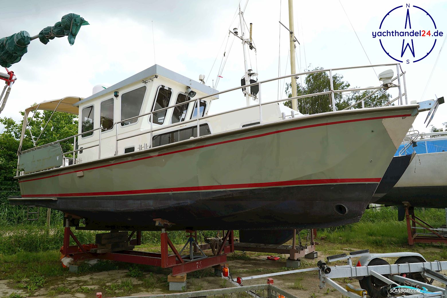 Wilhelmsen Kutter 1000 Motorbåt 1993, med Mercedes OM 352.910 motor, Tyskland