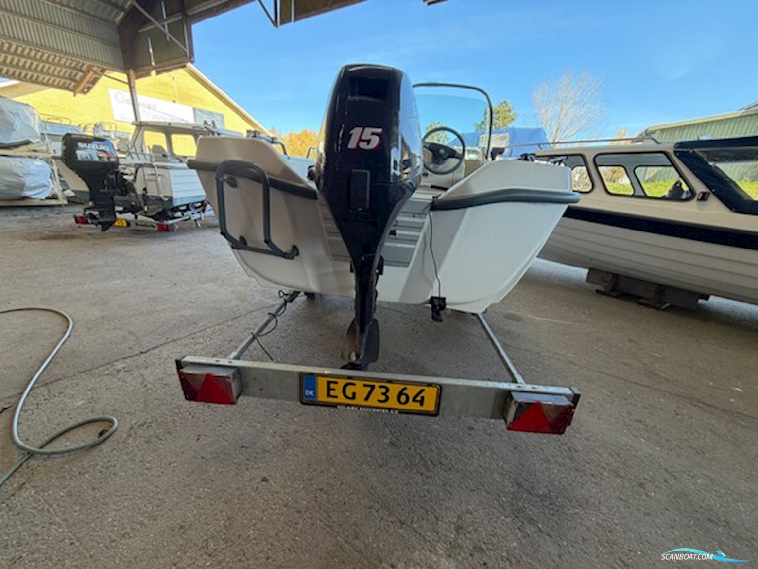 🚤 Terhi 6020 m. Suzuki DF15 + Brenderup trailer – Klar til vandet! 🚤