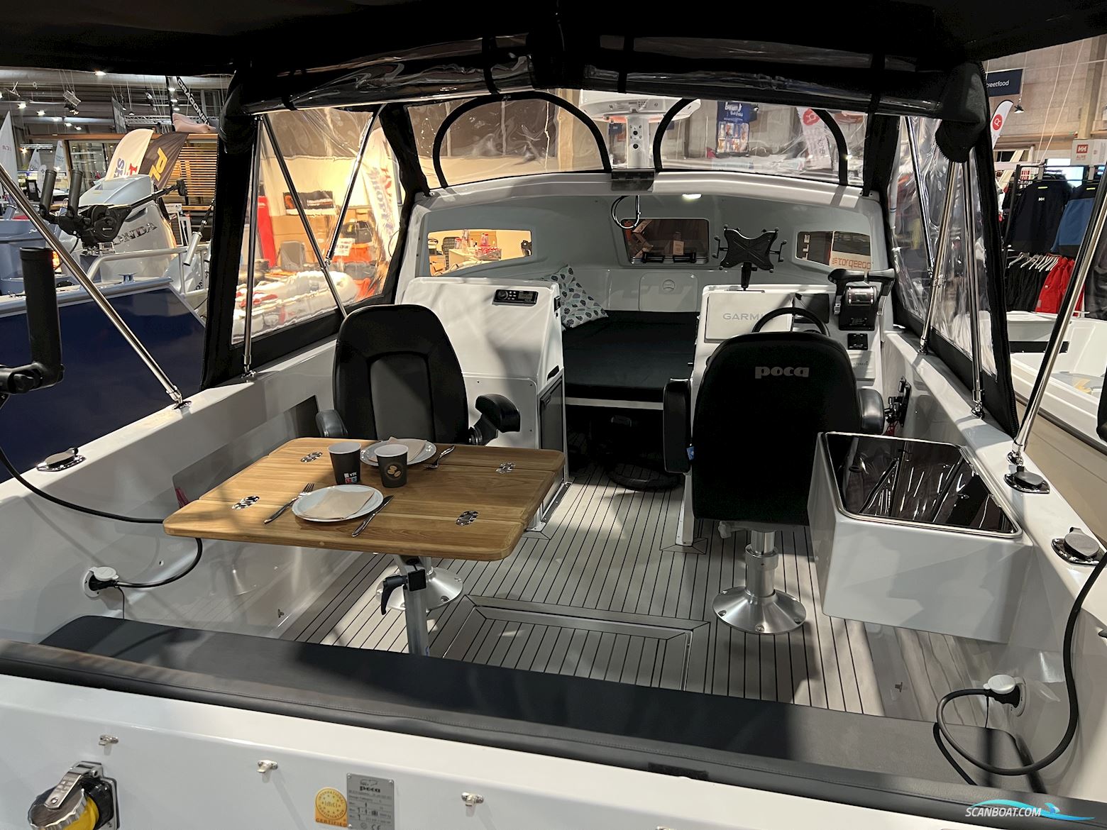  Poca 600 MK3 Med Hardtop og Honda BF 250 XU + BF 20 LRT 