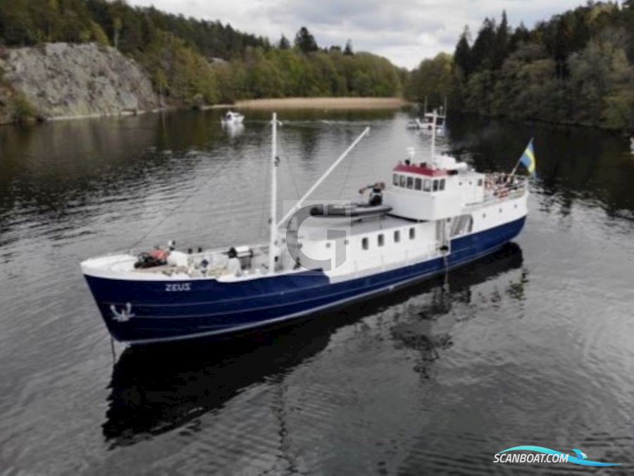 1896 29m Converted Icebreaker Motorboat 1900, with Volvo Penta Tmd100A engine, Sweden
