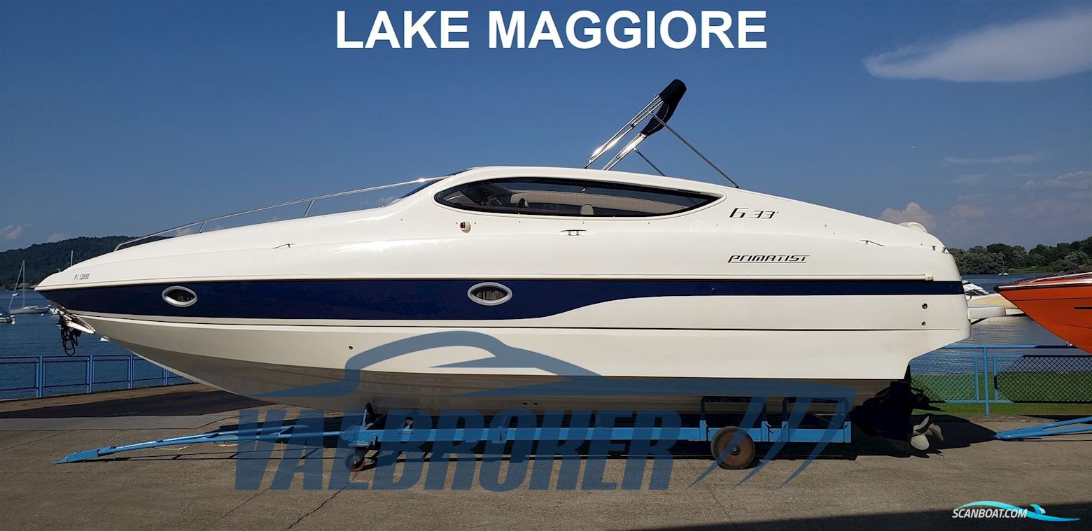 Abbate Bruno Primatist G 33 Motorboat 1998, with Mercruiser 7.4 mpi V8 engine, Italy