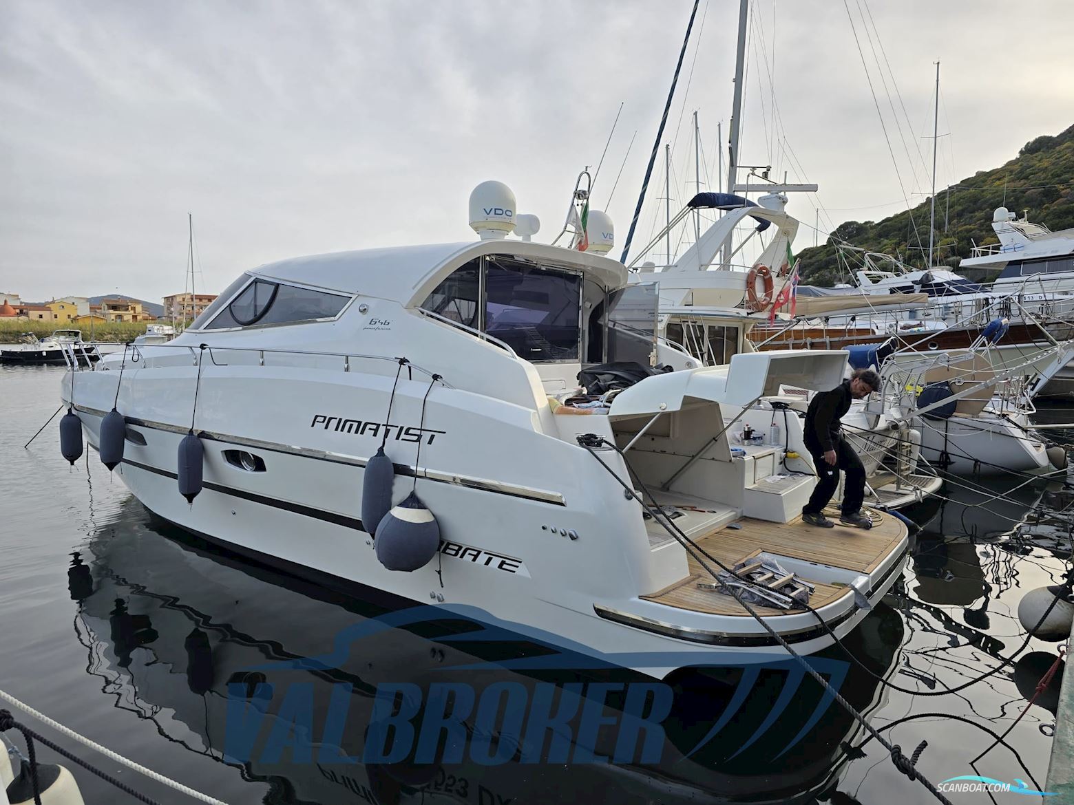 Abbate Bruno Primatist G 46 Aero Top Pininfarina Motorboat 2010, with Volvo Penta Ips600 engine, Italy