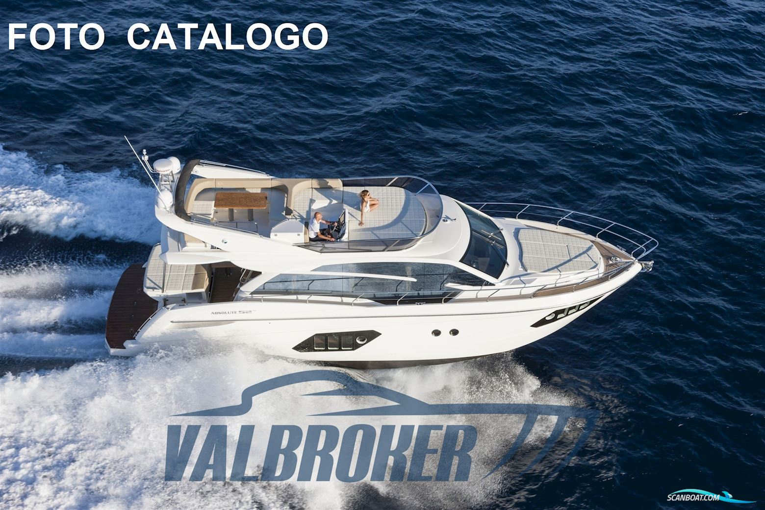 Absolute 52 Fly Motorboat 2014, with Volvo Penta D6 Ips600 engine, Italy