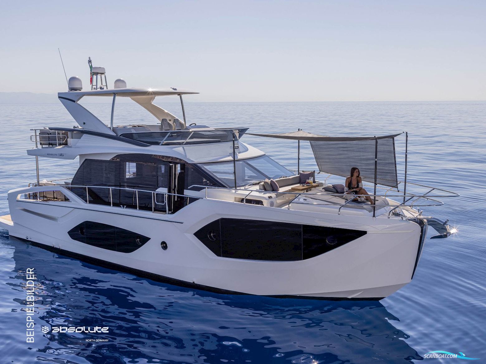 Absolute 56 Fly Motorboat 2026, with Volvo Penta engine, Germany