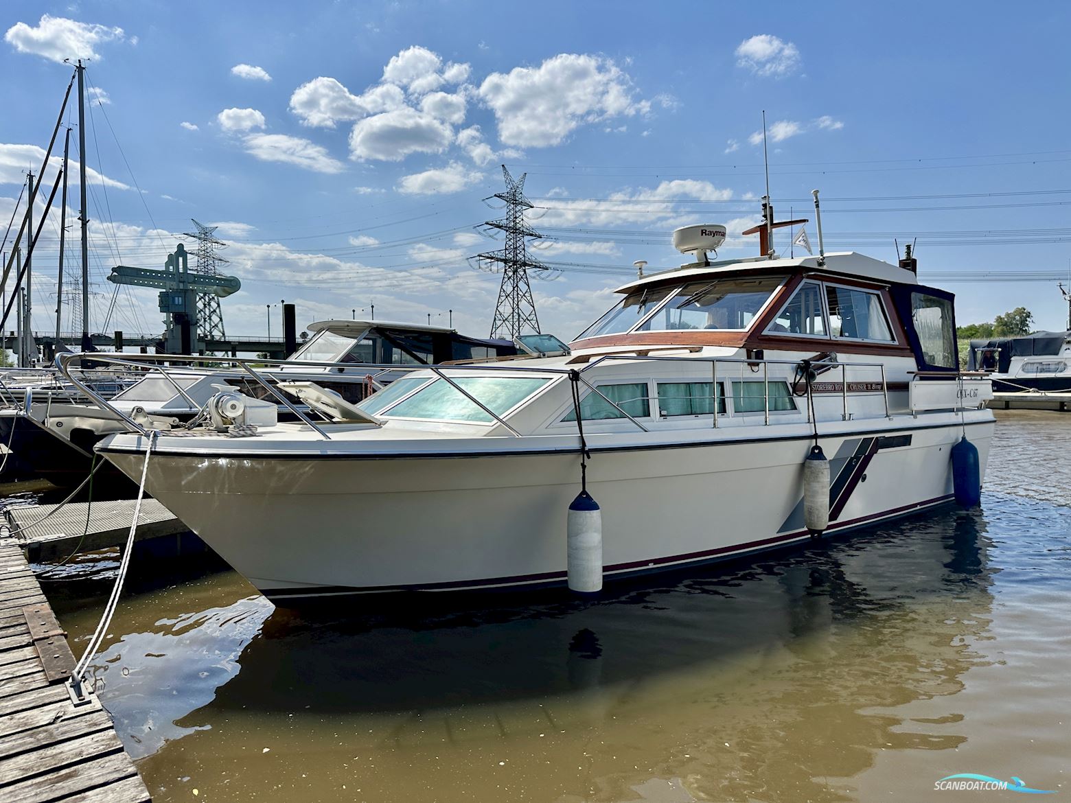 Adler Royal Cruiser 31 Biscay Motorboat 1985, with Volvo Penta TAMD 40 B engine, Germany