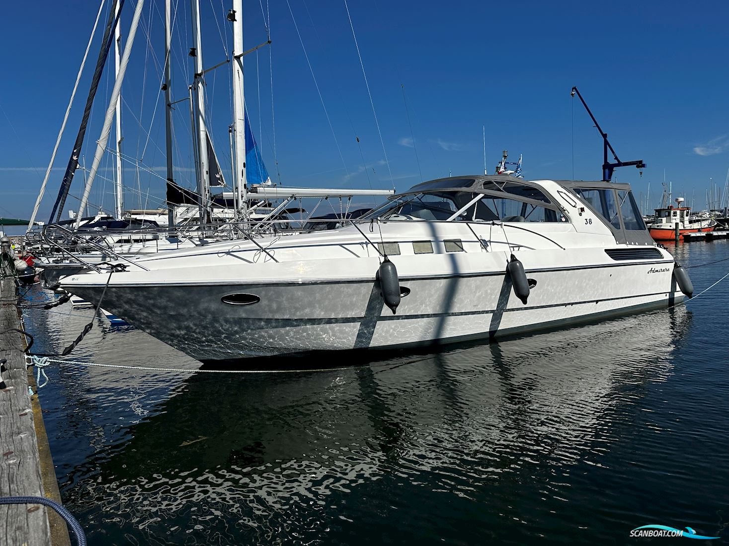 Admirare 38 Motorboat 2005, with Volvo Penta Kad44-P engine, Denmark