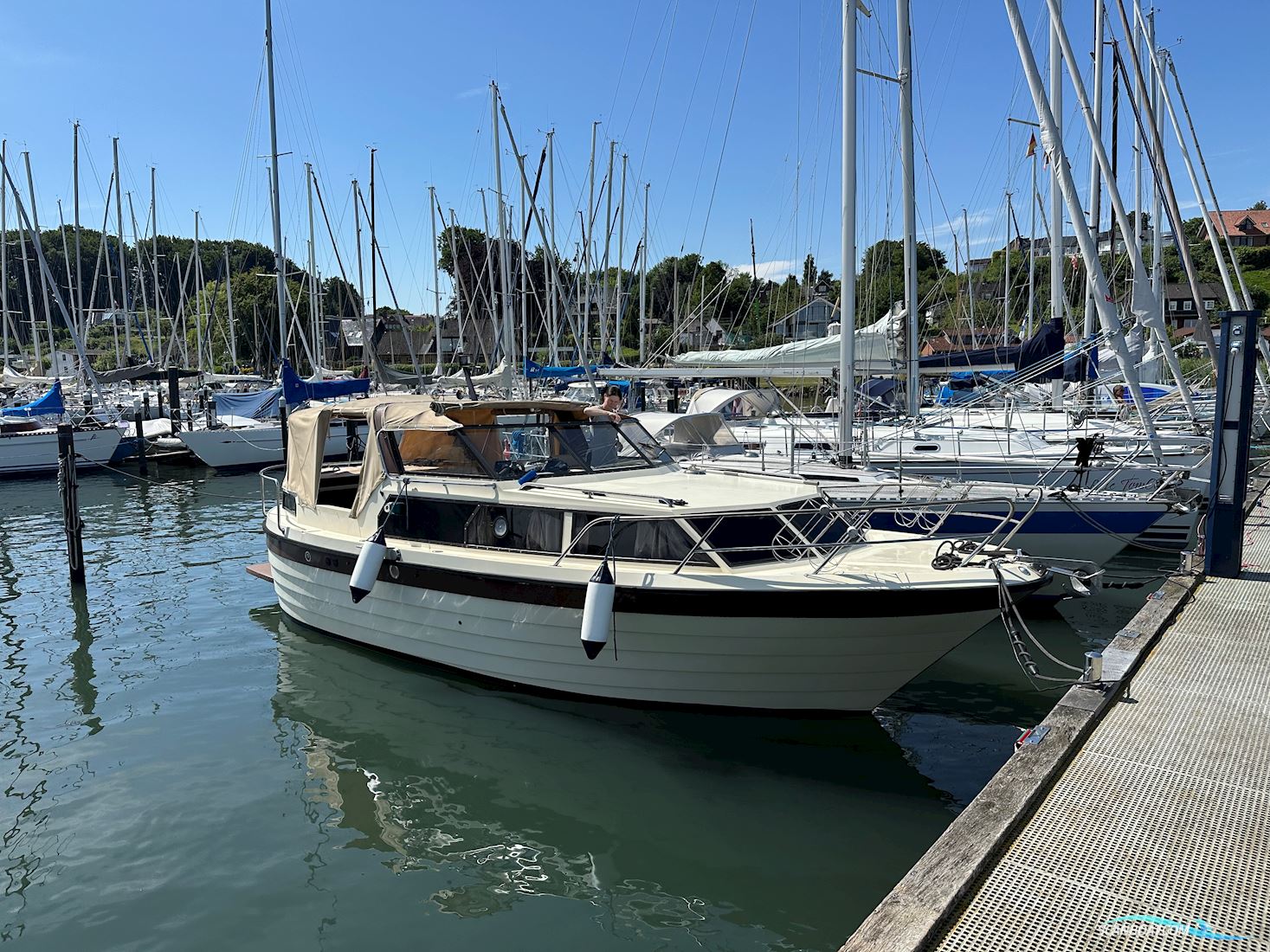 Agder 840 Ak Motorboat 1985, with Yanmar engine, Denmark