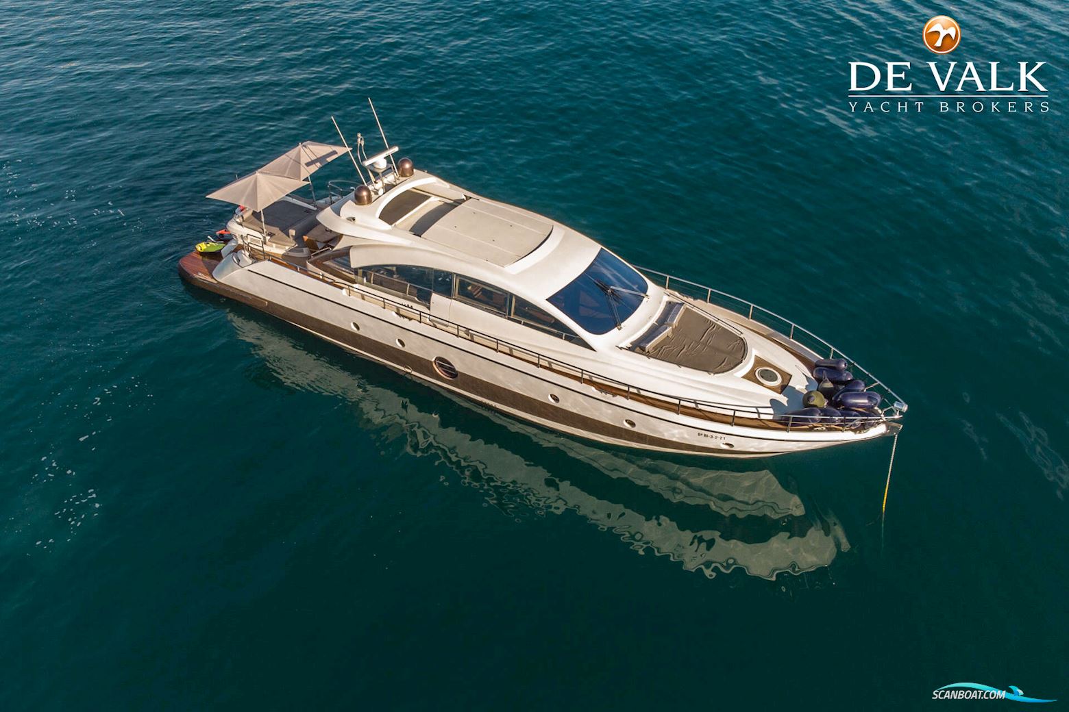 Aicon 72 Open Motorboat 2007, with Caterpillar engine, Spain
