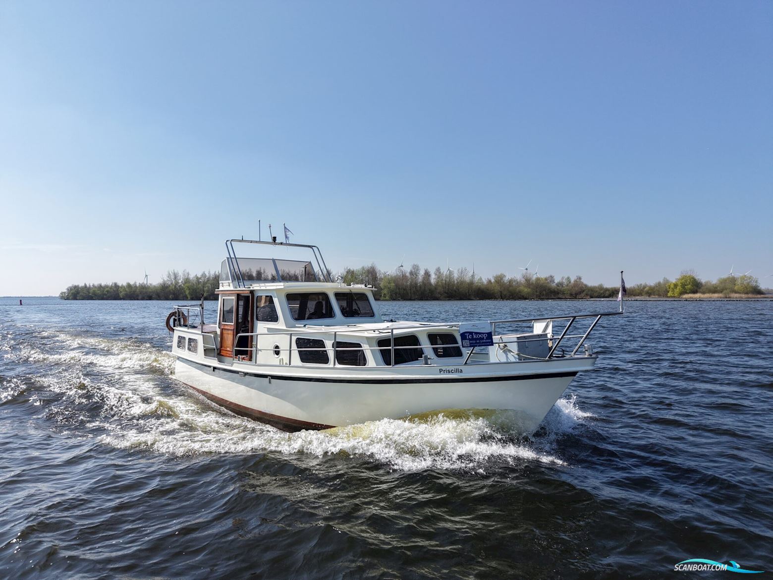 Altena Kruiser 11.50 AK Cabrio Motorboat 1974, with DAF engine, The Netherlands