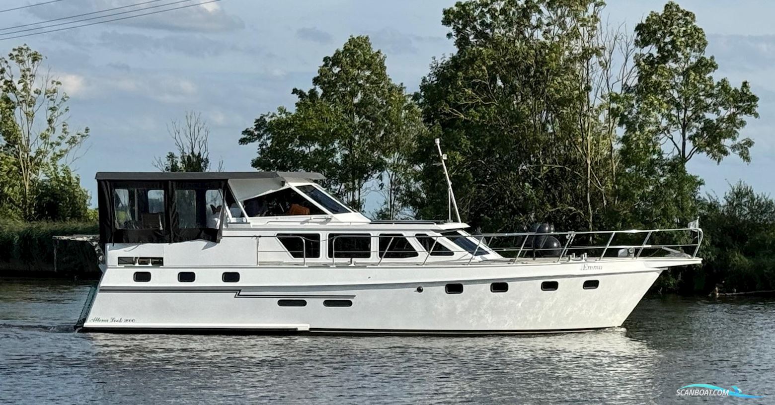 Altena Look 2000 Paviljoen Motorboat 1997, with Perkins engine, The Netherlands