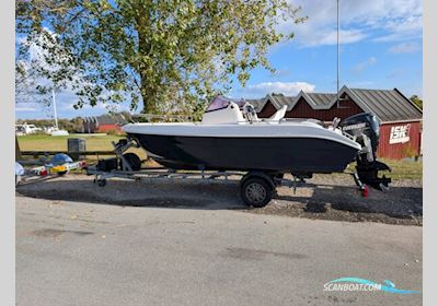 AM 550 OPEN Motorboat 2005, with Evenrude engine, Denmark