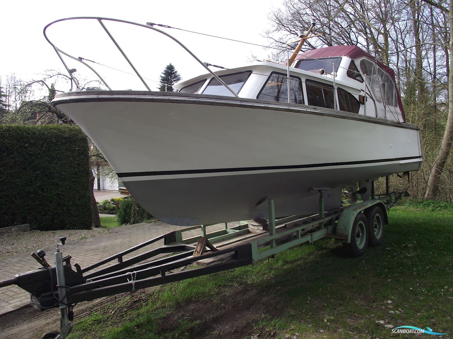 Ambau Alumarin 755 Karweel Motorboat 1964, with Volvo Penta MD-21 engine, Germany