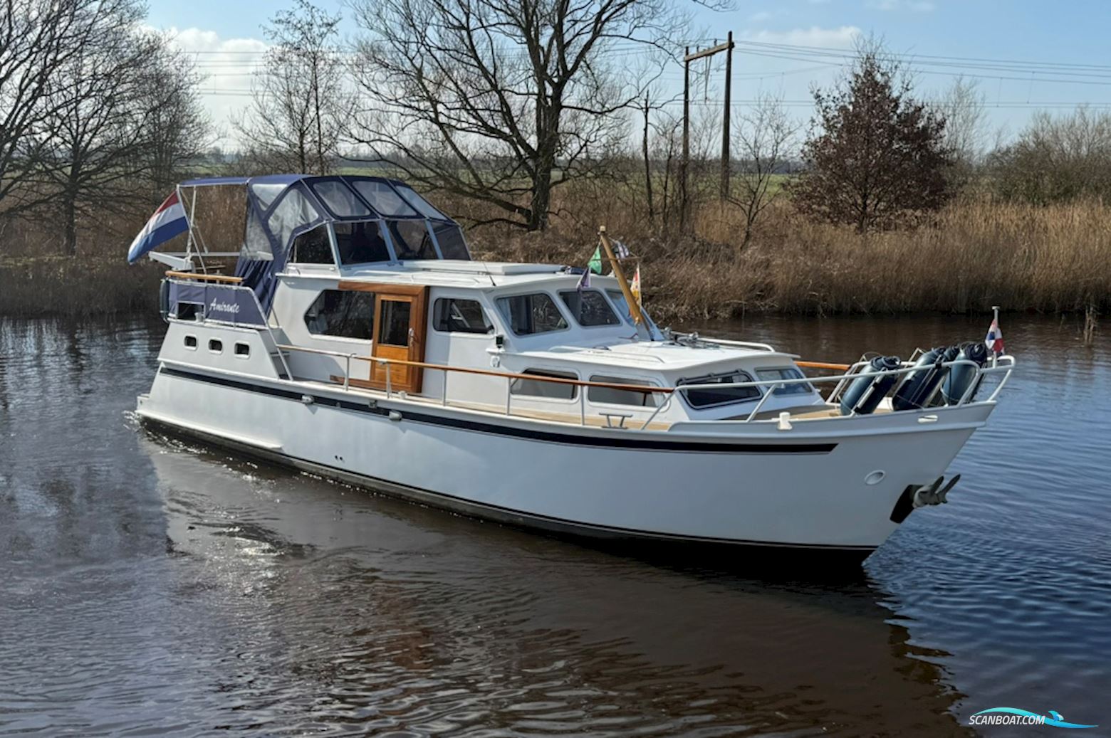 Amirante Kruiser 1160 Motorboat 1974, with Mercedes engine, The Netherlands