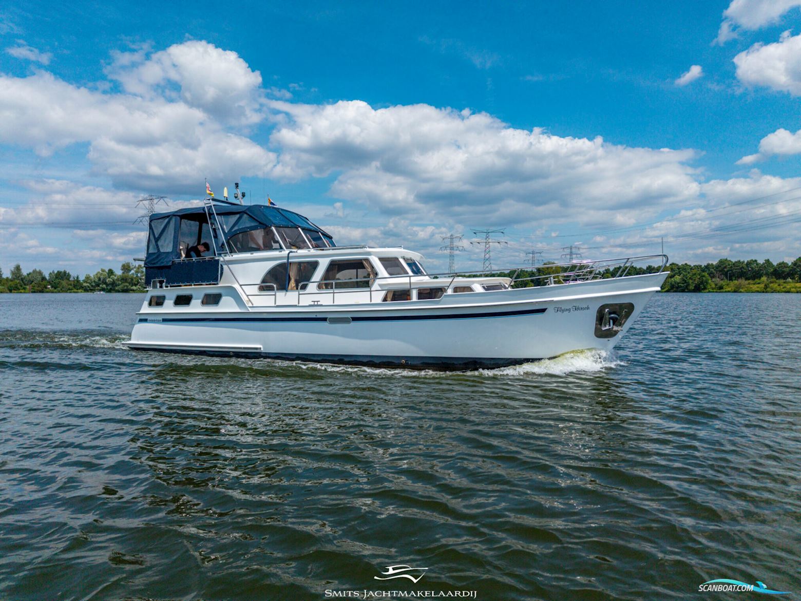 Amirante Kruiser 12.50 AK Cabrio Motorboat 2009, with John Deere engine, The Netherlands