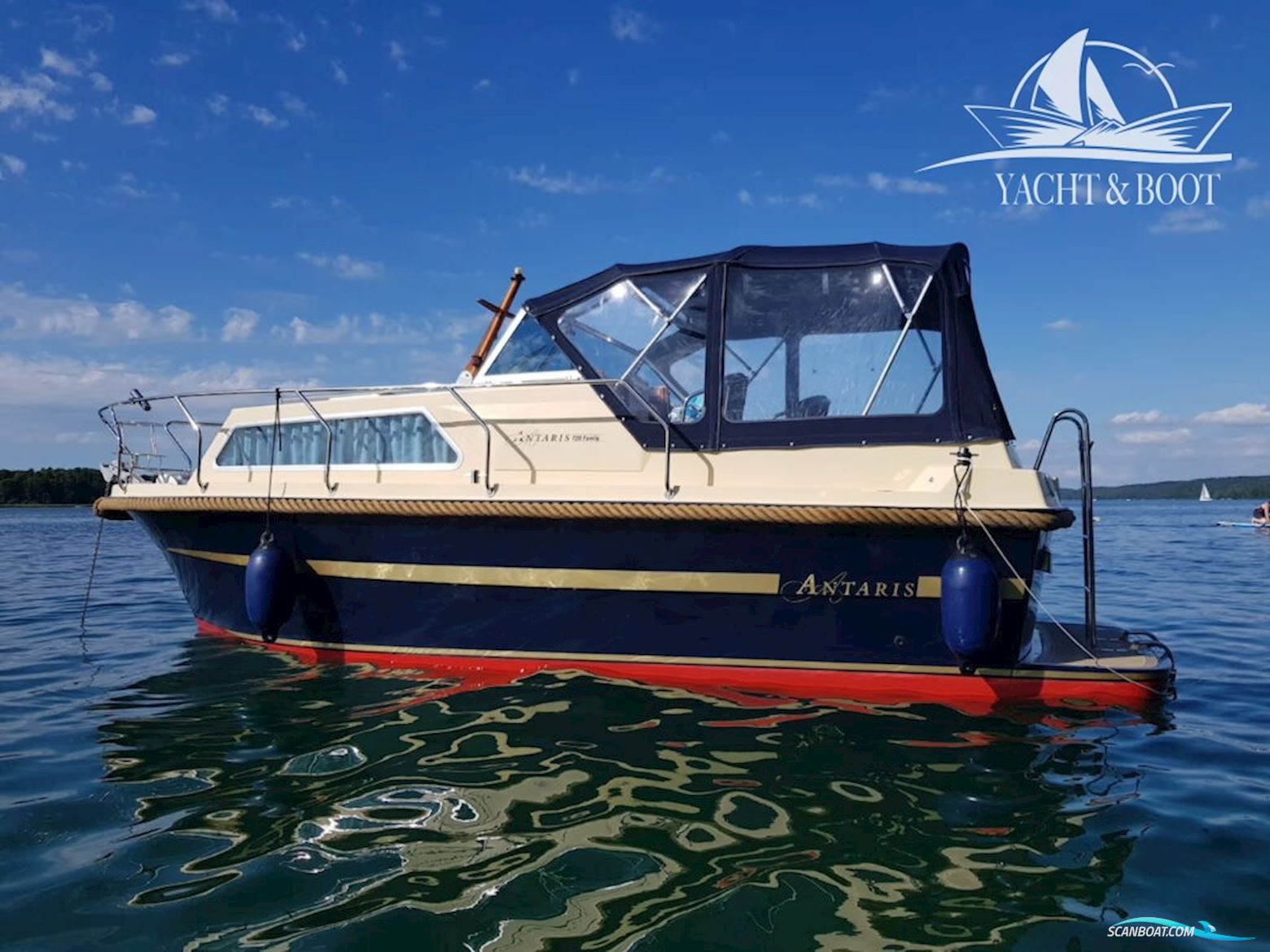 Antaris 720 Family Motorboat 2009, with Vetus engine, Germany