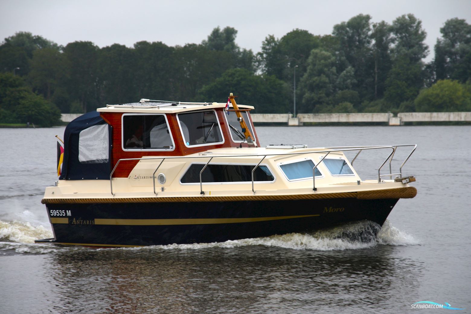 Antaris 720 Family Motorboat 2010, with Vetus Diesel engine, The Netherlands