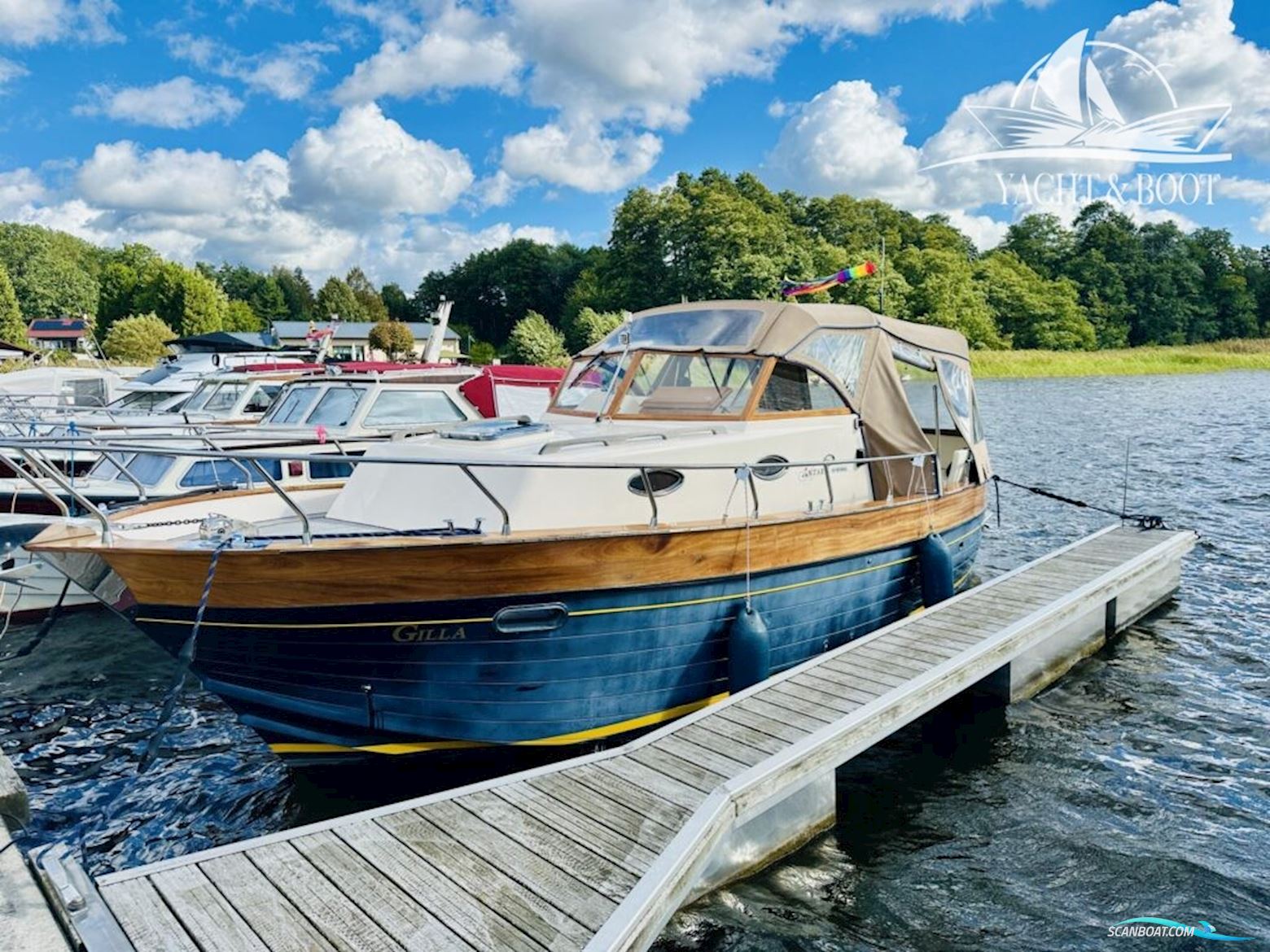 Antaris Mare Libre 900 Wide Body Motorboat 2008, with Steyer engine, Germany