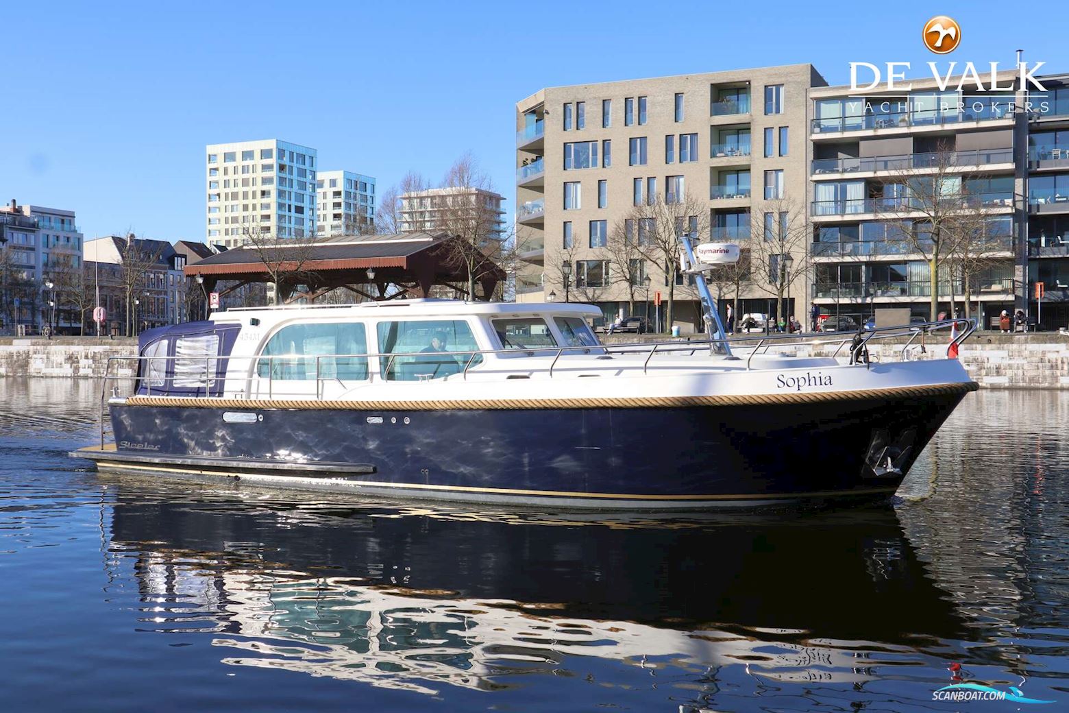 Antaris Steeler 1250 Motorboat 2010, with Styer engine, Belgium