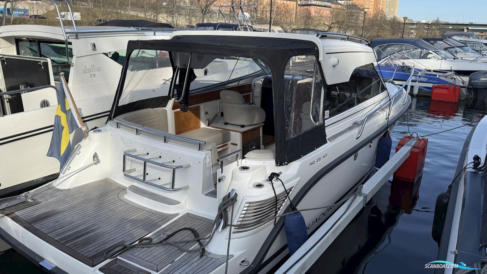 Aquador 25 HT Motorboat 2020, with Mercruiser engine, Sweden