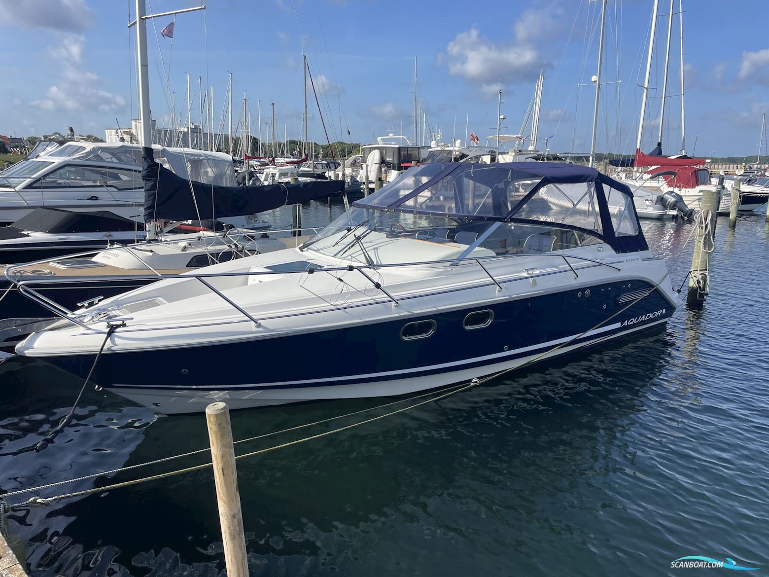 Aquador 26 DC Motorboat 2008, with Volvo Penta  engine, Denmark