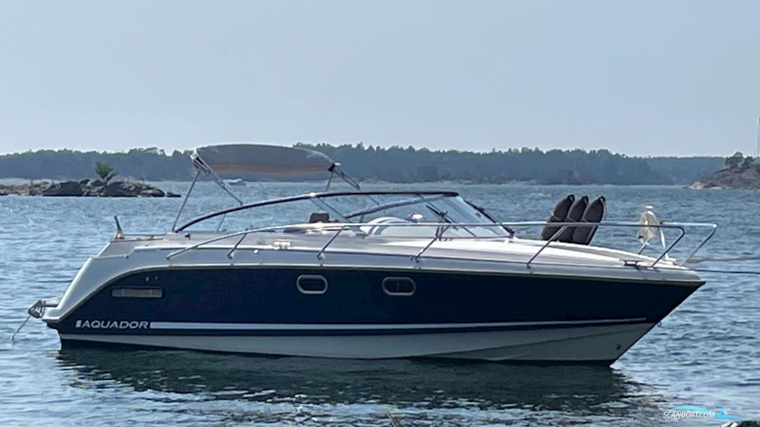 Aquador 26 DC Motorboat 2007, with Mercruiser/Cummins engine, Sweden