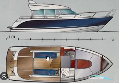 Aquador 28 C Motorboat 2008, with Mercruiser Cmd Qsd 4,2 engine, Denmark