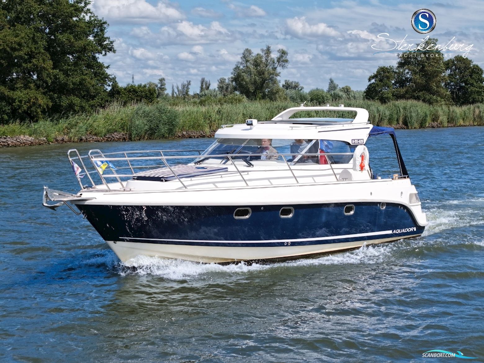 Aquador 33 HT Motorboat 2010, with Volvo Penta engine, The Netherlands