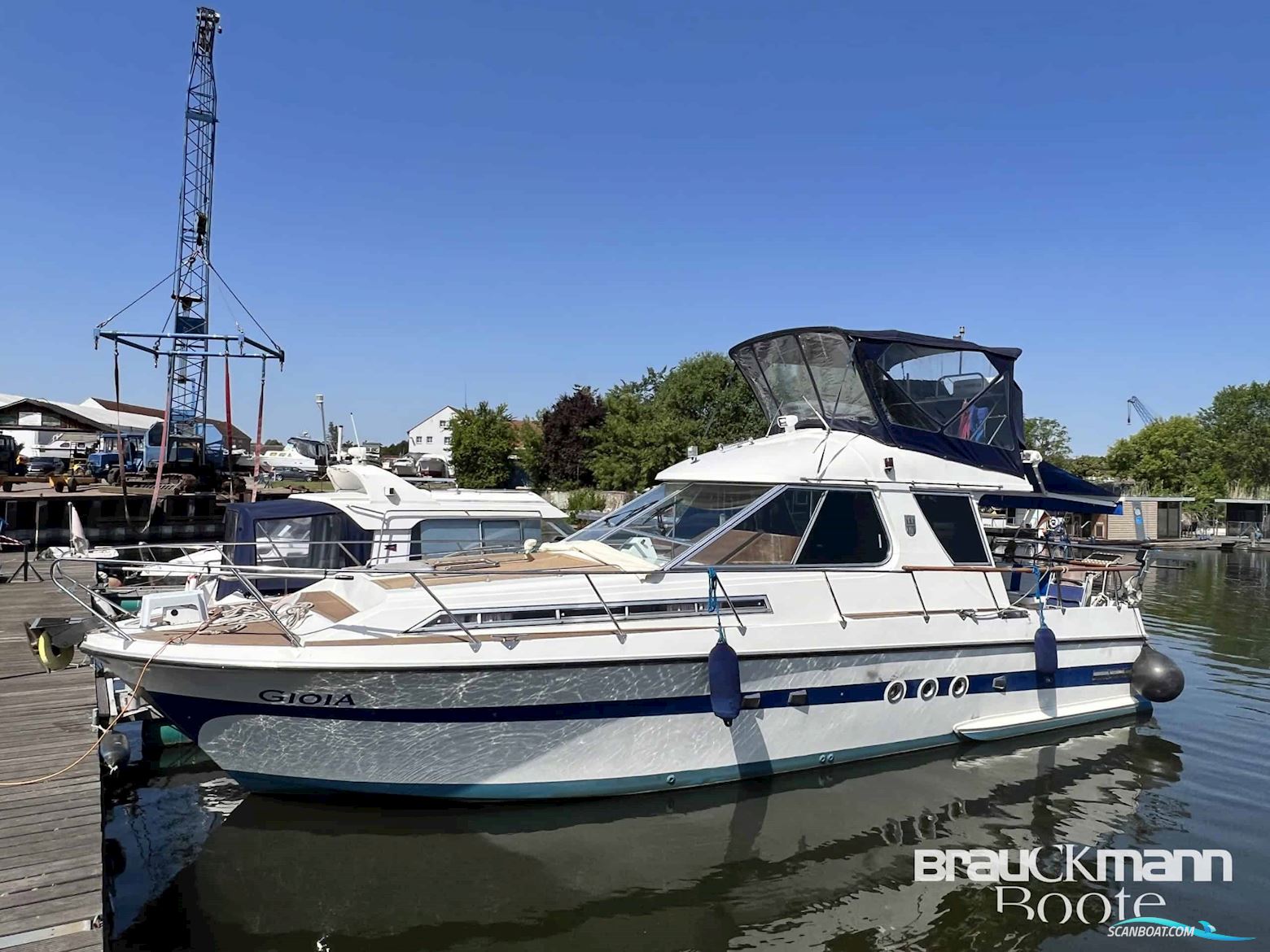 Argo 1200 Fly Motorboat 1981, with Ford engine, Germany