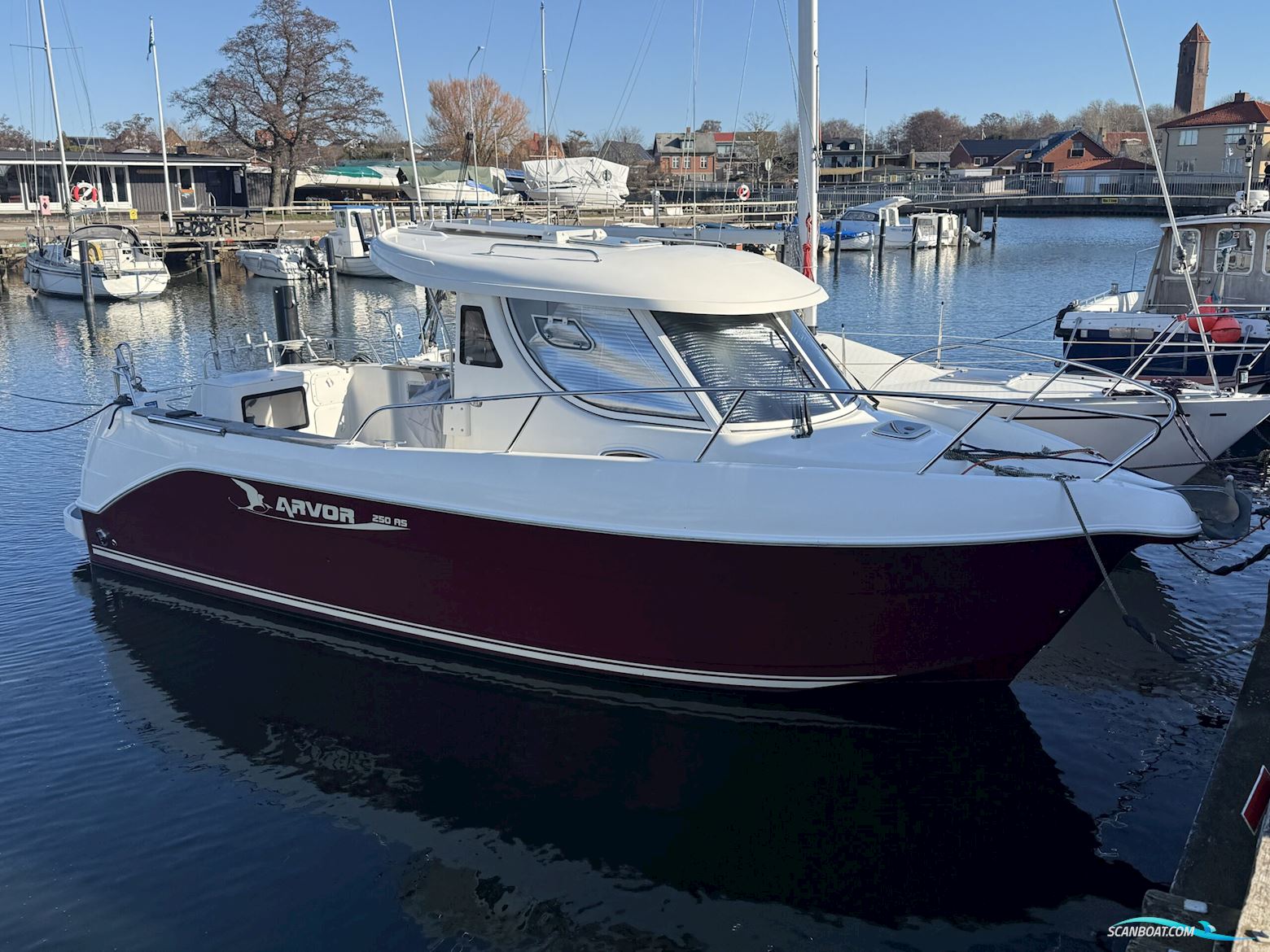 Arvor 250as, Havets Pick-up Truck. Motorboat 2010, with Cummins engine, Denmark